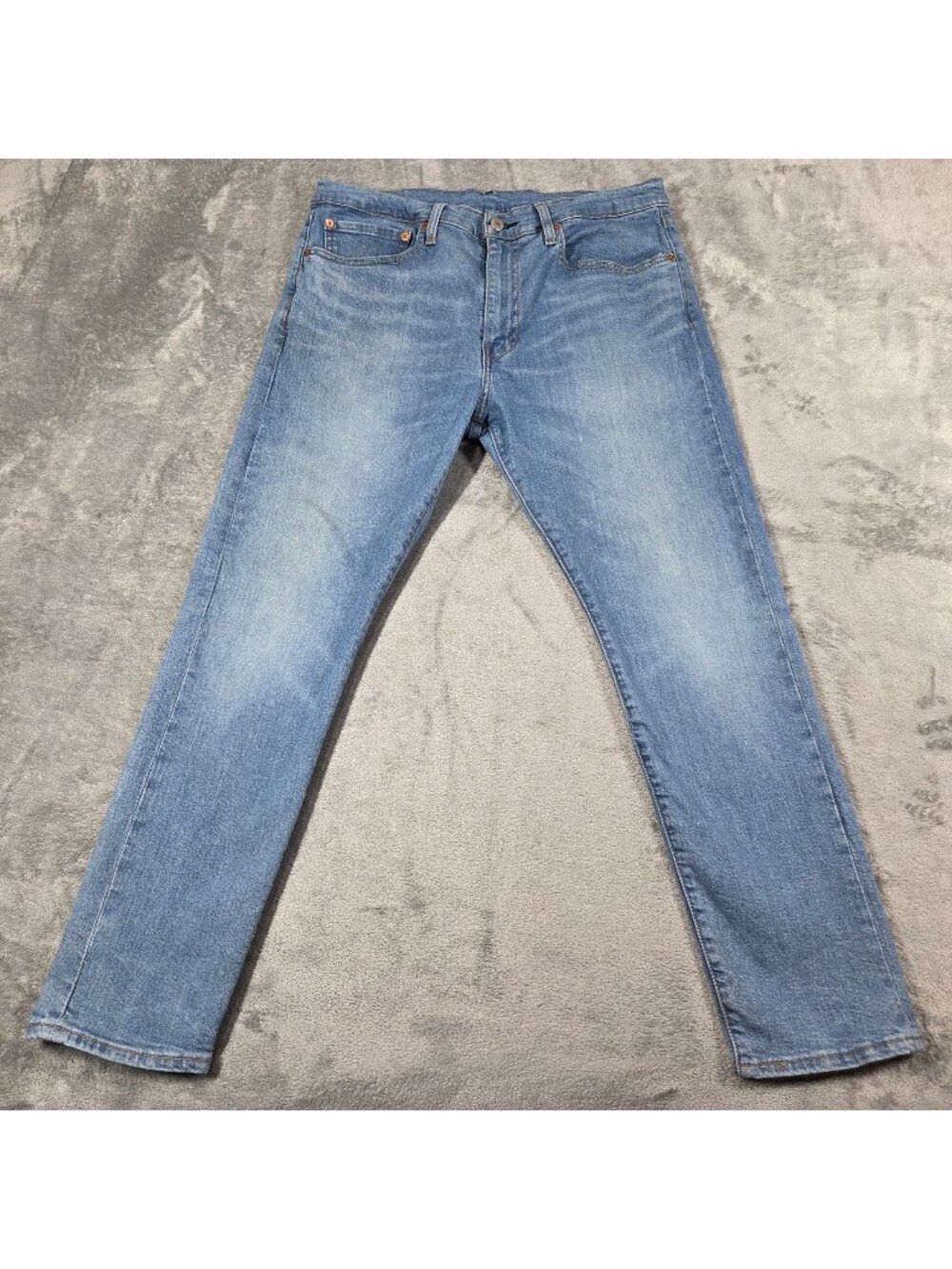 Levis Premium 512 Jeans Mens 34X30 Blue Slim Taper Fit Big E Stretch Denim
